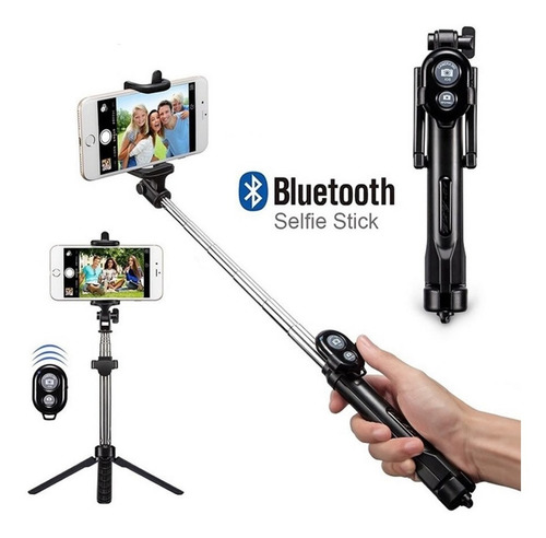 Imagen 3 de 4 de Palo Monopod Tripode Baston Selfie Bluetooth Celular Foto