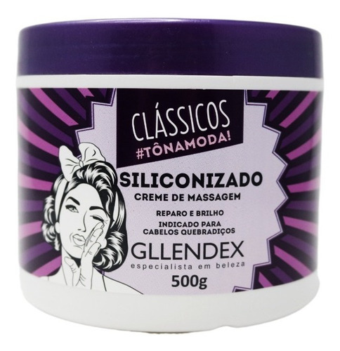 Mascara Reparación Y Brillo Siliconizado X500g Gllendex