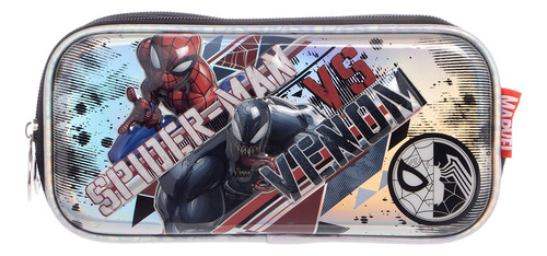 Lapicera Doble Escolar De Spider-man 3d Ruz