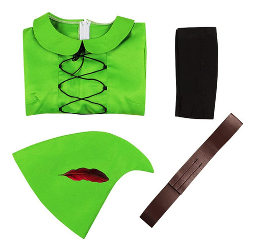Disfraz De Peter Pan Para Hombre Y Mujer, Sombrero De Cospla