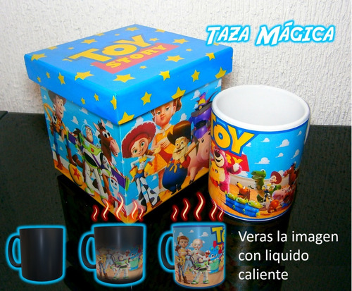 Taza Mágica Toy Story 4,  Con Estuche Original Game Over