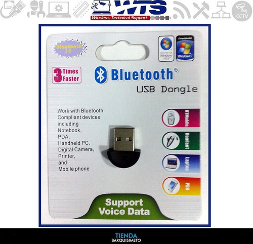 Imagen 3 de 7 de Adaptador Mini Bluetooth Usb Dongle Pequeño Y Rápido Usb 2.0