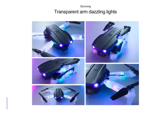 Mini Dron Profesional E99 Max, Con Luces Led
