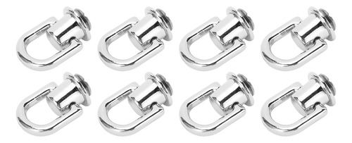 Remaches En Forma De Rosca De Metal Plateado, 20 Unidades, R