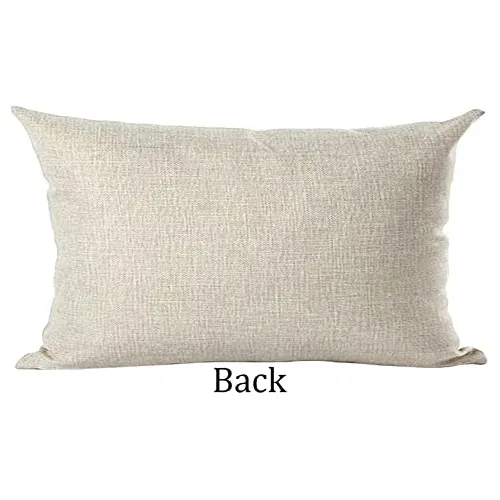 Funda De Almohada Lumbar Rectangular Palabras De Arte F...