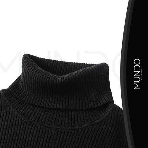 Beatle Sweter Cuello Alto Doble De Mujer Varios Colores