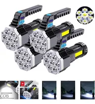 Comprar Linterna Led De 7 Modos, Lámpara Impermeable De 4 Modos Con 