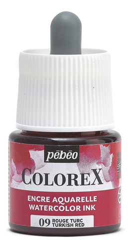 Pébéo - Tinta Colorex 45 Ml Rojo Turco - Tinta Acuarela Colo