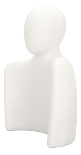 Collar, Soporte Para Busto, Maniquí, Joyería De Resina Blanc