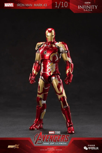 - Figura De Acción Zd Original Iron Man Mark43, Modelo