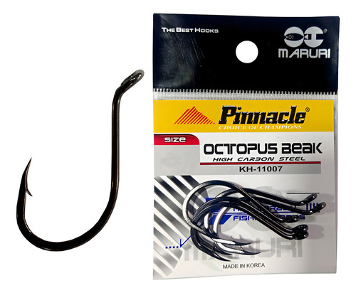 Cartela Anzol Pinnacle Octopus Beak 12146 N2/0 - Maruri