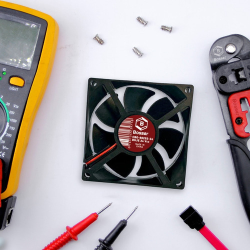Imagen 5 de 7 de Turbina Cooler Fan Bosser Dc 24v 3 Pulgadas 80x25 Mm Buje