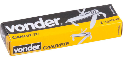 Canivete Multifunção 145mm Inox - Vonder