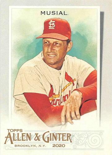 2020 Topps Allen Y Ginter 131 Stan Musial St. Louis Cardinal