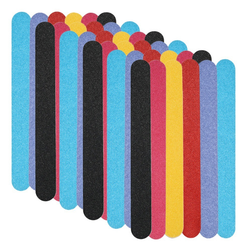 ( Lima De Uñas Para Manicura Nail Buffers, Seis Colores, 36