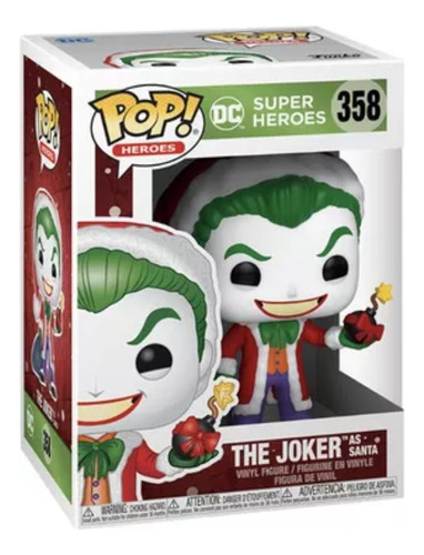 Figura Funko Pop - The Joker 358- As Santa - Navidad 