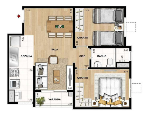 Apartamento À Venda No Bairro Rocha - Rio De Janeiro/rj - O-5060-12605