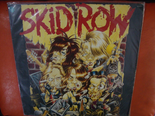 Lp Skid Row - B-side Ourselves Guns Metallica Megadeth 