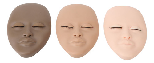 Muñeca De Extensión De Pestañas Lash Practice Con Forma De C