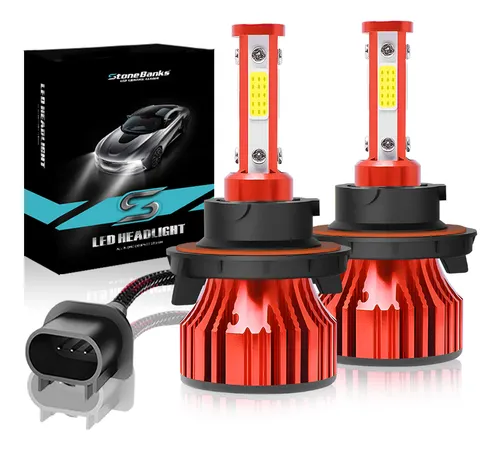 comprar Kit De Faros Led De 4 Lados H4 H13 9007 Luz Alta Y Baja 100w