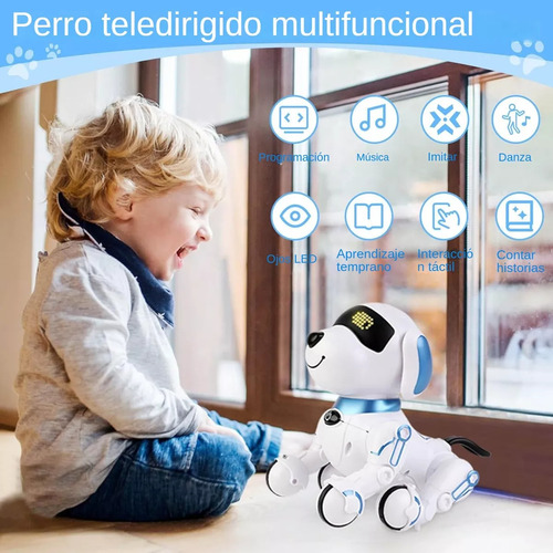 Perro Robot De Control Remoto Inteligente Para Niños