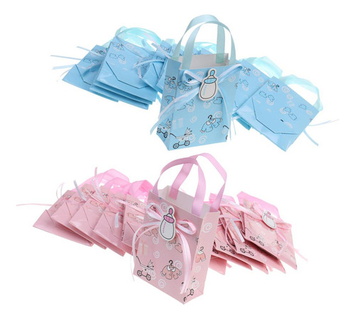 24pcs Bolsos Para Dulces Ropa Accesorios De Bebé Bienvenida