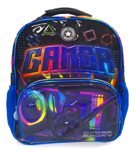 Mochila Espalda Phi Phi Bags 102423 Gamer Frente Pvc 3d