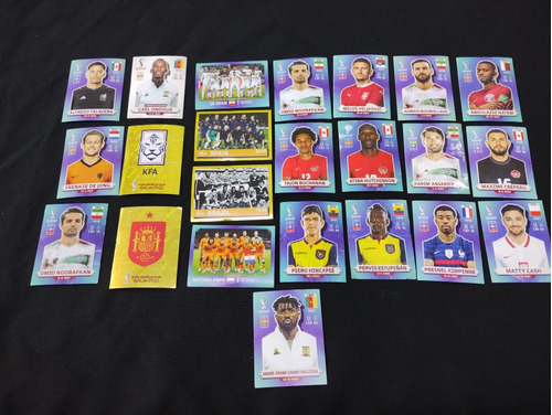 Lote 23 Estampas Fifa World Cup Qatar 2022 Panini Original