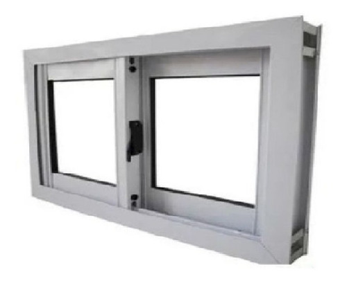 Ventana De Aluminio 80x60 Color Blanco Envio Gratis