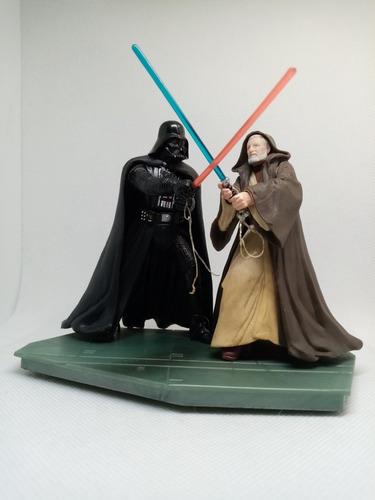 Star Wars Loose Silver Anniversary Darth Vader & Ben Kenobi 