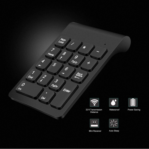 Extensões Sem Fio Do Teclado Numérico Numérico Do Teclado Nu
