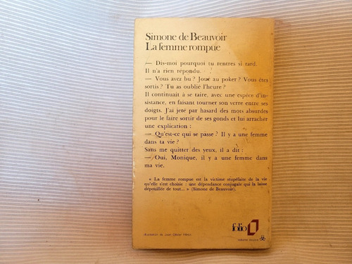 Imagen 3 de 9 de La Femme Rompue Simone De Beauvoir Folio En Frances