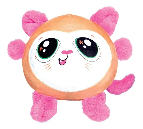 Fuzzy Wubbles Peluche Inflable De Wubble Bubble Ball Color Cat