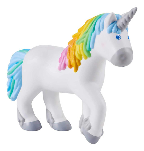 Haba Little Friends Unicorn Ruby Rainbow - Figura De Juguet.