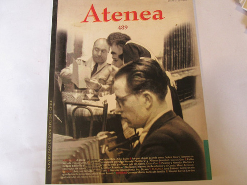 Revista Atenea  489 Dedicada A Neruda