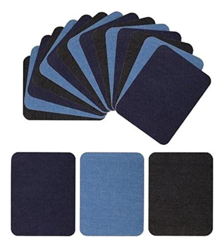2 X 18 Parches De Mezclilla Autoadhesivos Para Planchar En