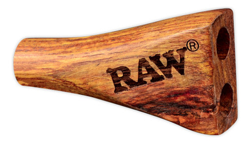 Raw Double Barrel Tuquera Pipa Madera Doble