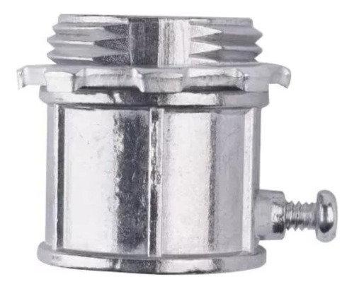 Terminal Galvanizado Conector Conduit Emt 20mm Set3 Unidades