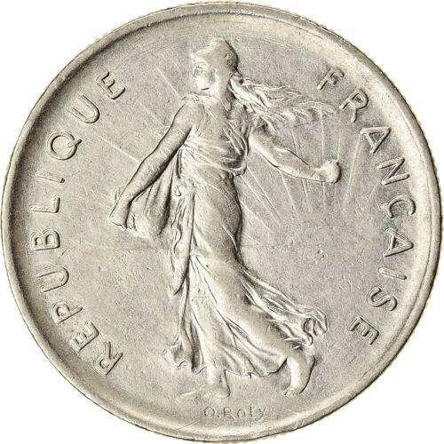 Moneda Francia 5 Francos 1995