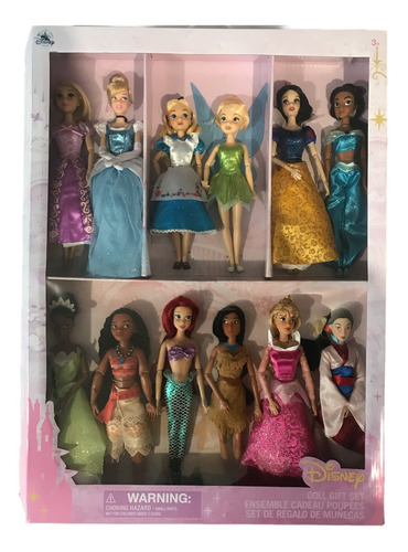 Set Deluxe 12 Princesas Exclusivo Disney Store Tinker Bell (Usado)