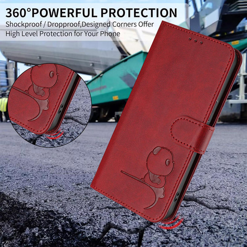 Funda Tipo Cartera Con Temática De Panda Para Cubot Note 40/p50/a10/a20/a30/max 5, Cierre Magnético, 3 Ranuras Para Tarjetas, A Prueba De Golpes