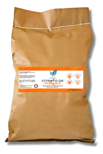 Citrato De Potasio Bulto Con 25 Kg Sabor Natural Saisa Herbal