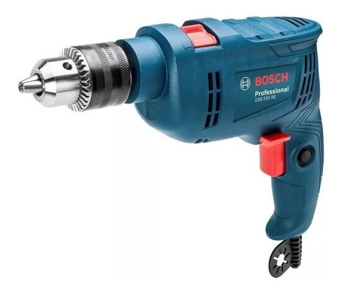 Taladro Percutor Gsb 550 Profesional 550w Bosch