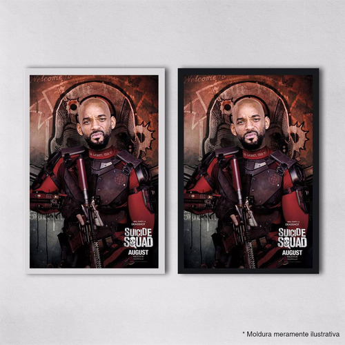 Poster 40x60cm Esquadrão Suicida Deadshot Pistoleiro