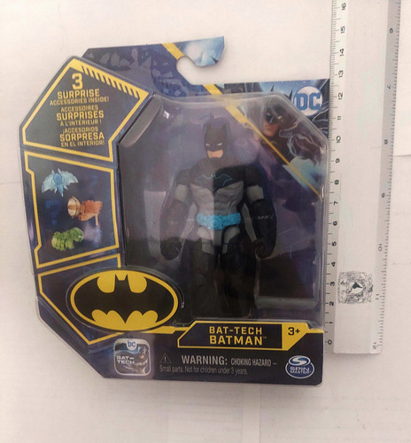 Batman Bat Tech Spin Master Dc 3 Accesorios 10cm (Usado)