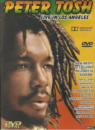 Dvd Peter Tosh Live In Los Angeles