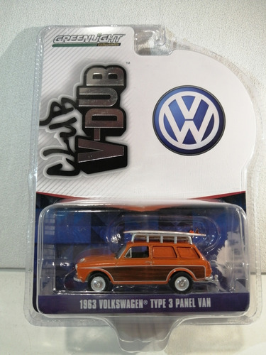 Volkswagen Panel 1963 Escala 1 64 Greenlight