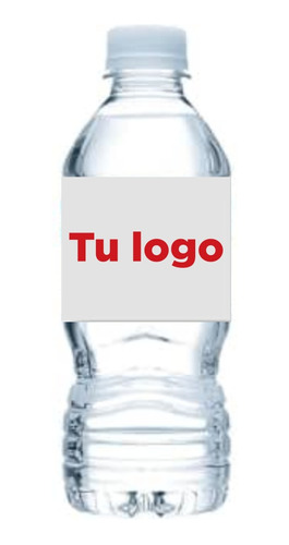120 Botellas Personalizadas Agua Pura 