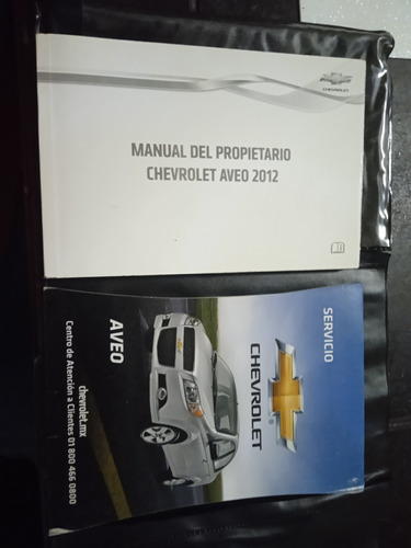 Manual De Propietario De Chevrolet Aveo 2012 (Reacondicionado)