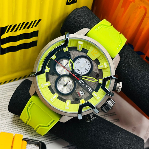 Reloj Deportivo Para Caballero Original Marca Extri 6054